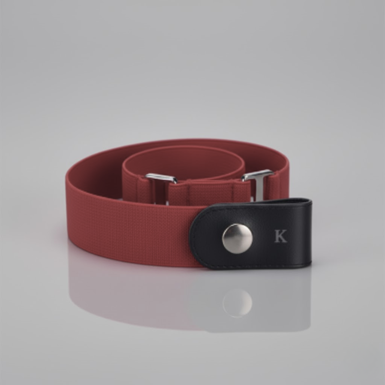 KESTON BUCKLE FREE BELT - RED