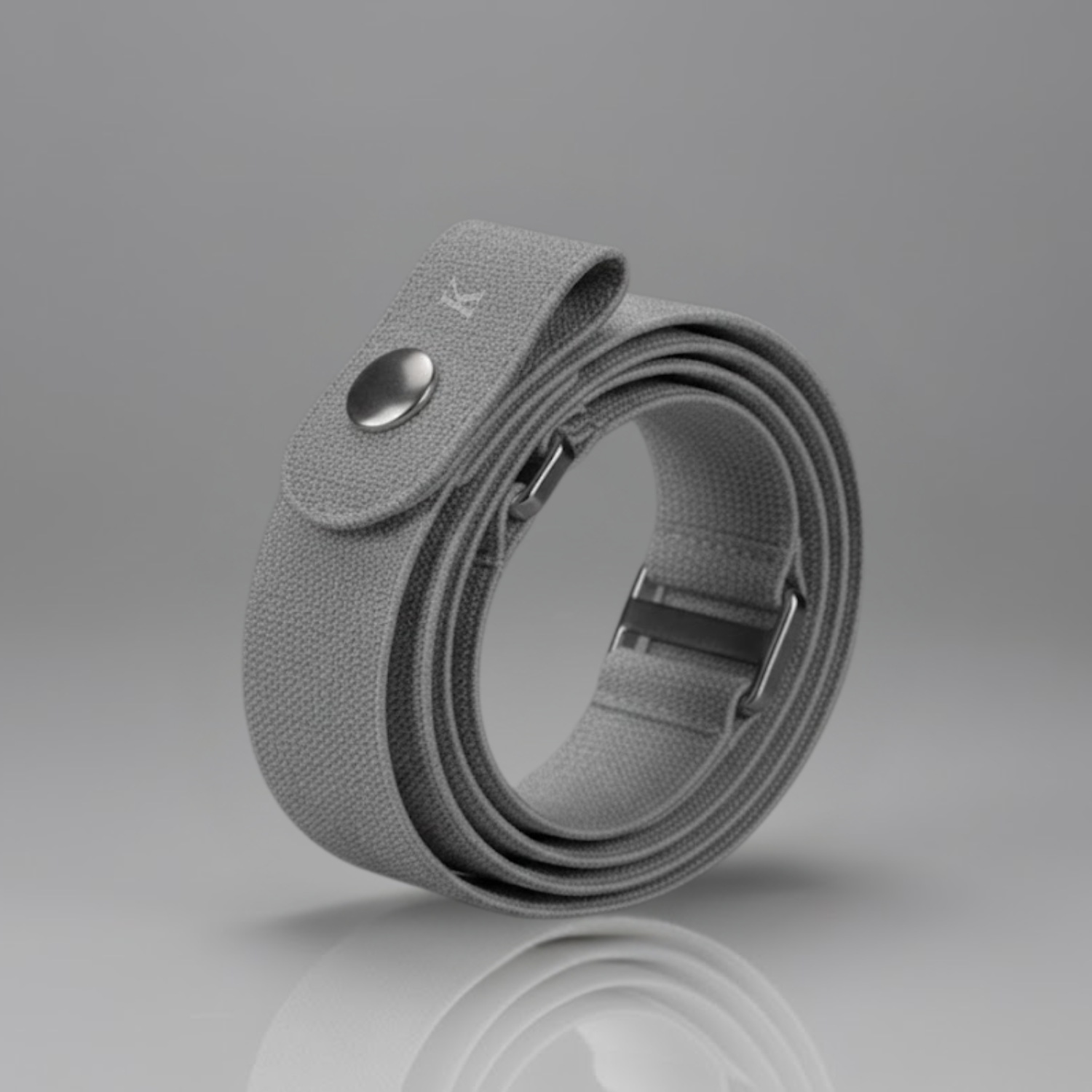 KESTON BUCKLE FREE BELT - GREY